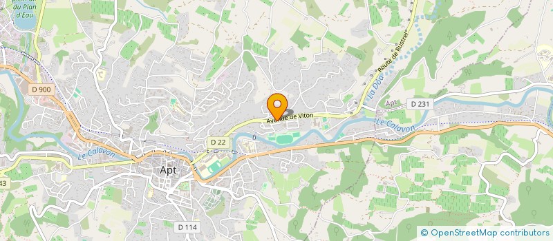 localisation de l'entreprise ENTENT SPORTIVE APT GARGAS BUV à APT
