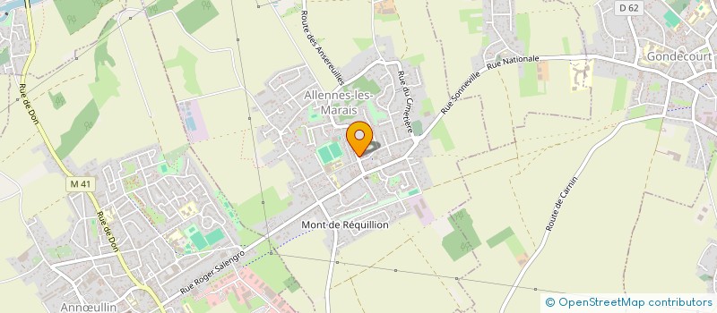 localisation de l'entreprise ENTENTE 90 ALLENNES HOUPLIN  ALLENNES-LES-MARAIS