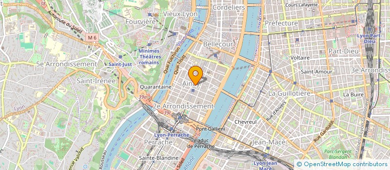 localisation de l'entreprise ENTENTE A&A à LYON