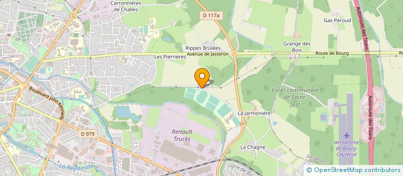 localisation de l'entreprise ENTENTE ATHLETIQUE BRESSANE à BOURG-EN-BRESSE