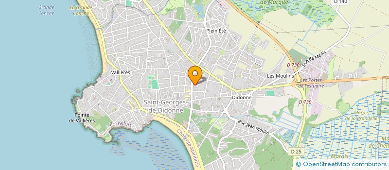 localisation de l'entreprise ENTENTE BADMINTON ROYAN - SAINT-GEORGES  ROYAN