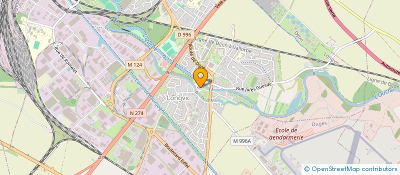 localisation de l'entreprise ENTENTE BASKET FENAY GEVREY  FENAY