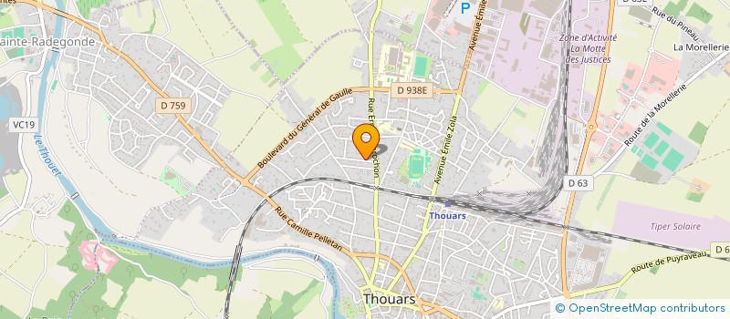 localisation de l'entreprise ENTENTE BOULISTE  THOUARS