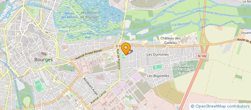 localisation de l'entreprise ENTENTE BOULISTE ASNIEROISE  BOURGES