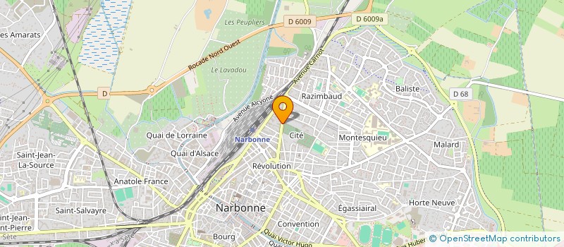 localisation de l'entreprise ENTENTE BOULISTE CORBIERES MINERVOIS  NARBONNE