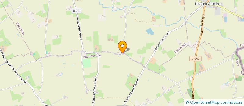 localisation de l'entreprise ENTENTE BOULISTE GHYVELDOISE  GHYVELDE