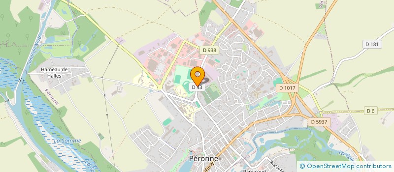 localisation de l'entreprise ENTENTE CAFC PERONNE à PERONNE