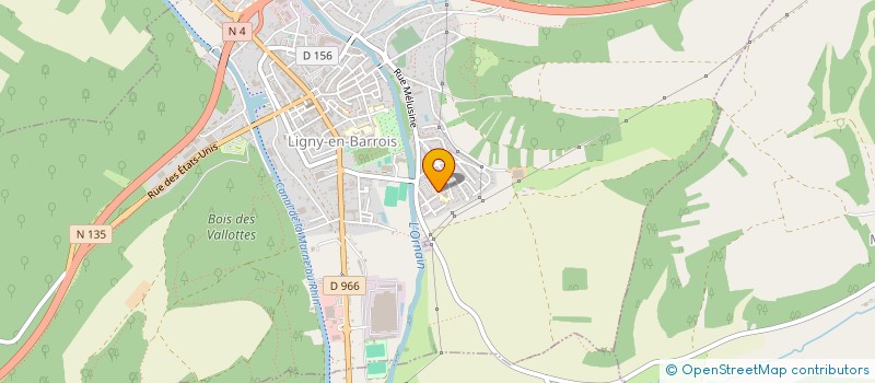 localisation de l'entreprise ENTENTE CENTRE ORNAIN à LIGNY-EN-BARROIS