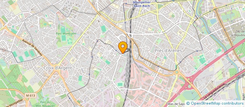 localisation de l'entreprise ENTENTE CHEMINOTS LANTISSARGUES à MONTPELLIER