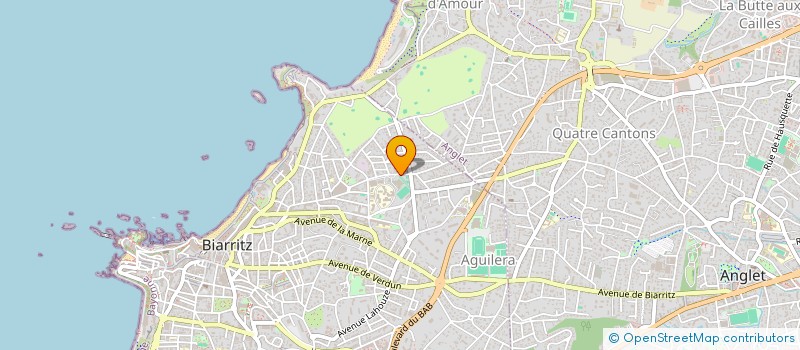 localisation de l'entreprise ENTENTE CROISES ST ANDRE-GOELANDS à BIARRITZ