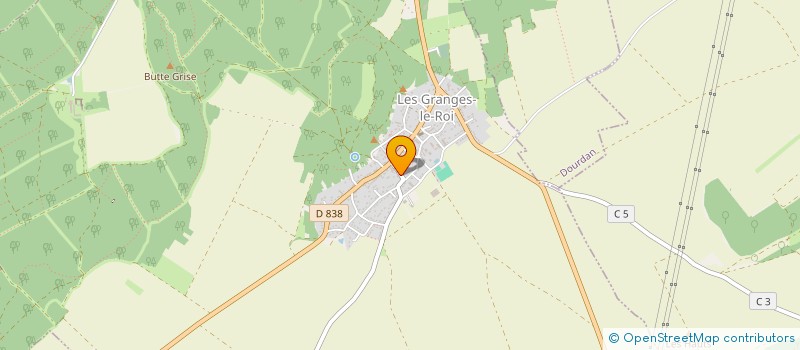localisation de l'entreprise ENTENTE CULTURELLE SPORT GRANGES LE ROI à LES GRANGES-LE-ROI