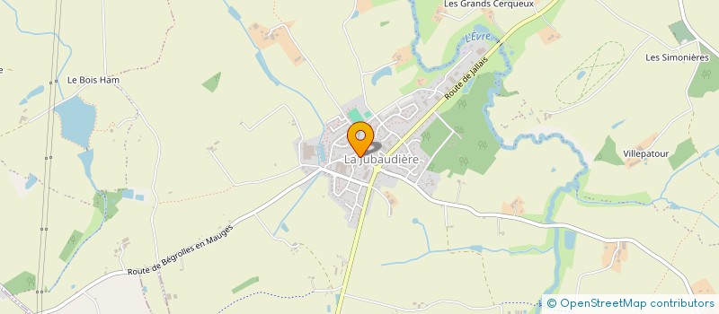 localisation de l'entreprise ENTENTE CYCLISTE DU VELO CLUB PUISET-DOREEN à MONTREVAULT-SUR-EVRE