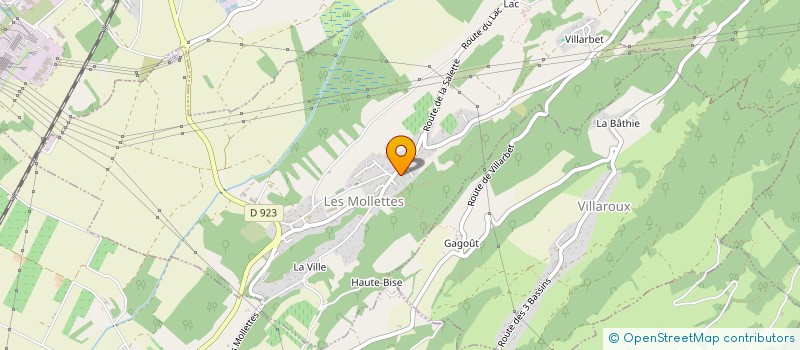 localisation de l'entreprise ENTENTE CYCLISTE MONTMELIANAISE  MONTMELIAN