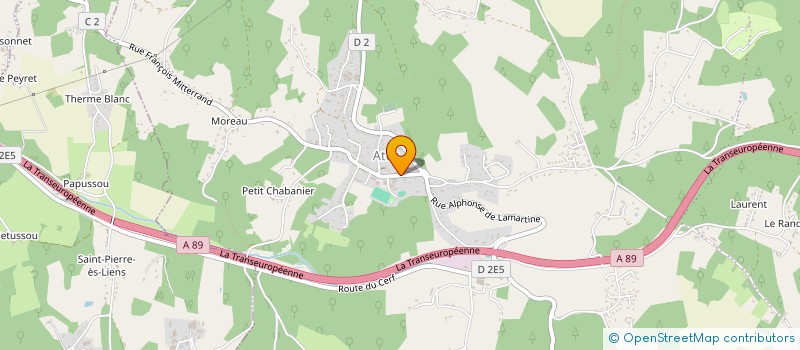 localisation de l'entreprise ENTENTE CYCLISTE TRELISSAC COULOUNEIX CHAMIERS  TRELISSAC