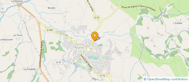 localisation de l'entreprise ENTENTE D'AUBIGNAC  ANGLARS-SAINT-FELIX