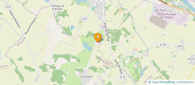 localisation de l'entreprise ENTENTE DES 3M  MONTJOIRE