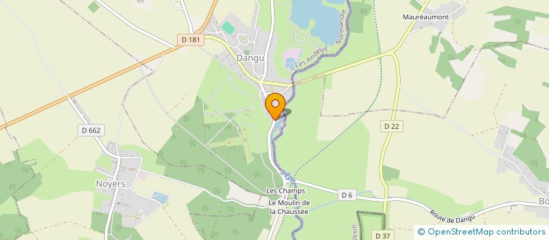 localisation de l'entreprise ENTENTE DU VEXIN NORMAND  DANGU