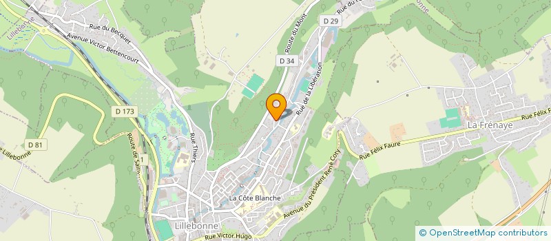 localisation de l'entreprise ENTENTE ET AMITIE FRANCE ALLEMAGNE à LILLEBONNE