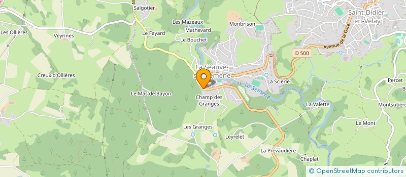 localisation de l'entreprise ENTENTE ET FORME  SEAUVE-SUR-SEMENE (LA)