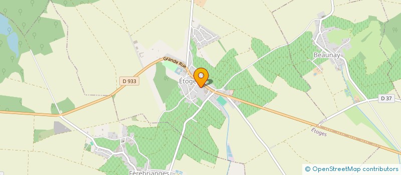 localisation de l'entreprise ENTENTE ETOGES VERT  ETOGES