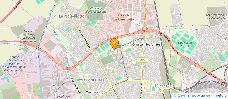 localisation de l'entreprise ENTENTE FAMILY STADE REIMS ATHLETISME PRO  REIMS