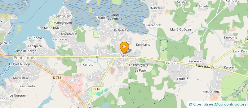 localisation de l'entreprise ENTENTE FOOT-LOISIRS BELZ  BELZ