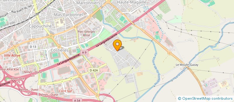 localisation de l'entreprise ENTENTE GYMNIQUE DE NIMES  NIMES