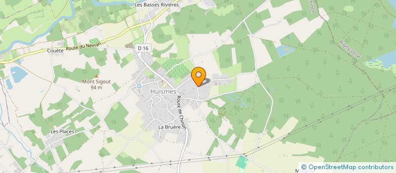 localisation de l'entreprise ENTENTE HUISMOISE  HUISMES