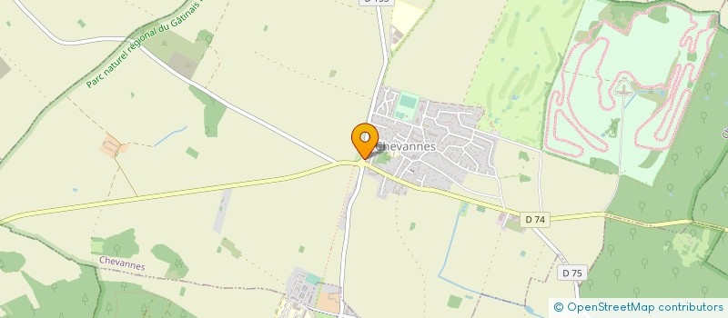 localisation de l'entreprise ENTENTE JUDO 91  CHEVANNES