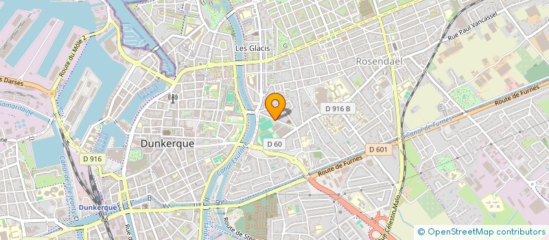 localisation de l'entreprise ENTENTE LITTORAL ATHLETISME NORD 59 à DUNKERQUE