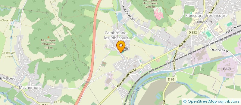 localisation de l'entreprise ENTENTE LOISIRS CARLEPONT  CARLEPONT