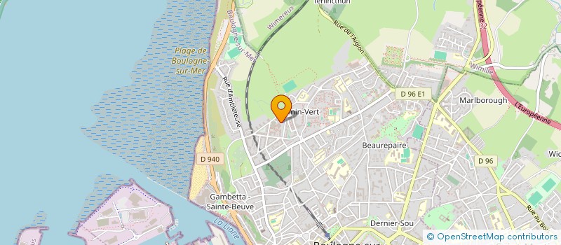 localisation de l'entreprise ENTENTE LUTTE COTE D'OPALE à BOULOGNE-SUR-MER