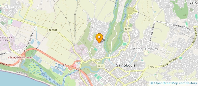 localisation de l'entreprise ENTENTE MAHORAISE DE SAINT-LOUIS à SAINT-LOUIS