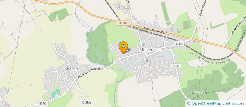 localisation de l'entreprise ENTENTE METZERVISSE VOLSTROFF  METZERVISSE