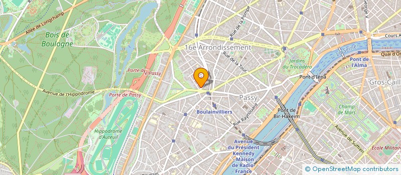 localisation de l'entreprise ENTENTE NATIONALE DE L'AMEUBLEMENT à PARIS