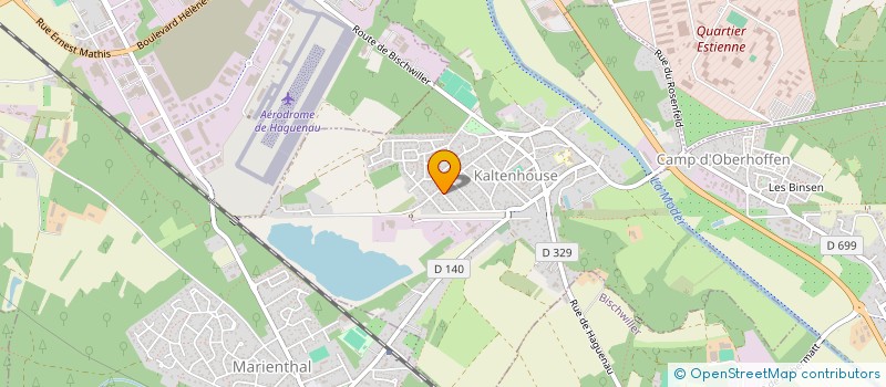 localisation de l'entreprise ENTENTE NORD ALSACE BADMINTON  WEYERSHEIM