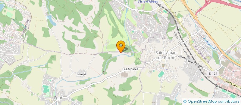 localisation de l'entreprise ENTENTE NORD DAUPHINE JUDO à SAINT-ALBAN-DE-ROCHE