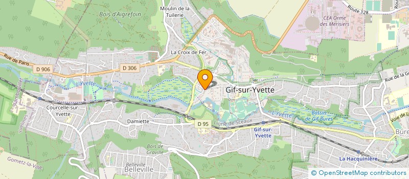 localisation de l'entreprise ENTENTE OC GIF CHEVRY2 FOOT-BALL à GIF-SUR-YVETTE