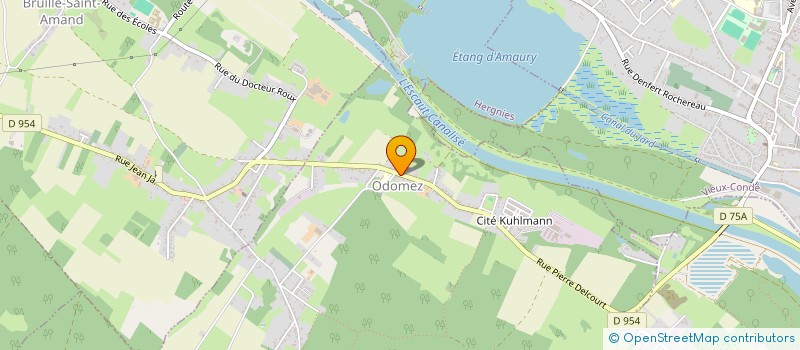 localisation de l'entreprise ENTENTE ODOMEZ BRUILLE TULIPE à ODOMEZ