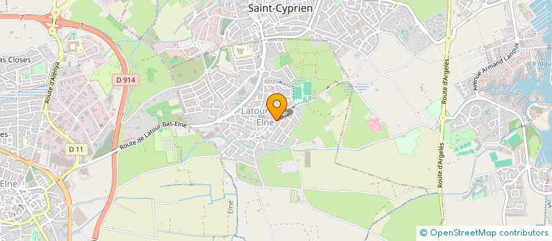 localisation de l'entreprise ENTENTE ORNITHOLOGIQUE CATALANE  ELNE