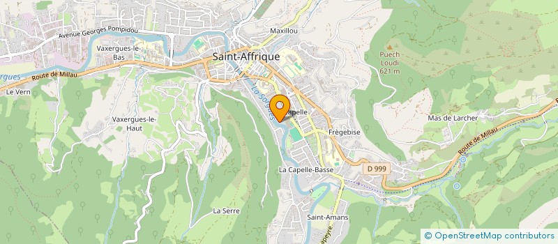 localisation de l'entreprise ENTENTE PETANQUE SAINT AFFRICAINE  SAINT-AFFRIQUE