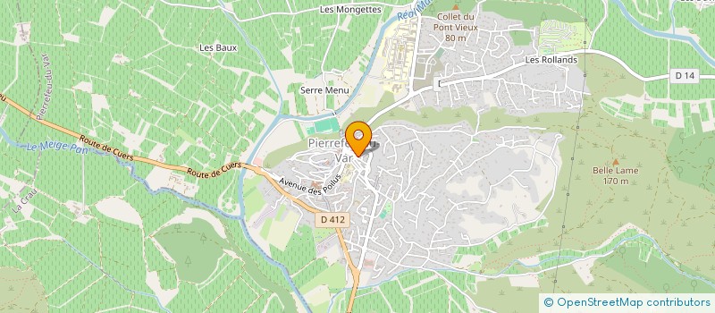 localisation de l'entreprise ENTENTE PHILATELIQUE HYEROISE  PIERREFEU-DU-VAR