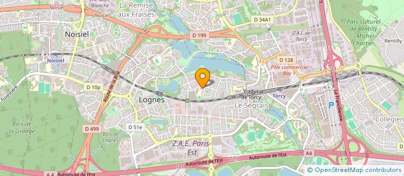 localisation de l'entreprise ENTENTE PONGISTE DE LOGNES à LOGNES