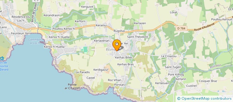 localisation de l'entreprise ENTENTE PONGISTE DU CAP  CLEDEN-CAP-SIZUN