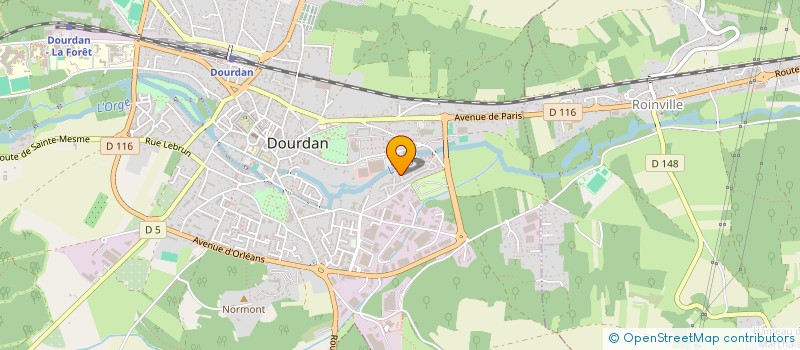 localisation de l'entreprise ENTENTE PONGISTE DU VAL D'ORGE à DOURDAN