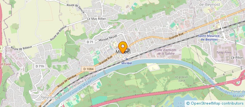 localisation de l'entreprise ENTENTE POUR DEFENSE DE L'ENVIRONNEMENT  NEYRON