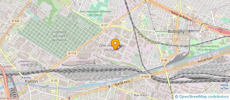 localisation de l'entreprise ENTENTE PROTECTION SECURITE  BOBIGNY