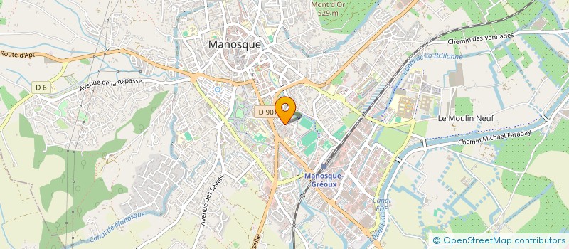 localisation de l'entreprise ENTENTE PROVENCALE BUVETT STAD à MANOSQUE