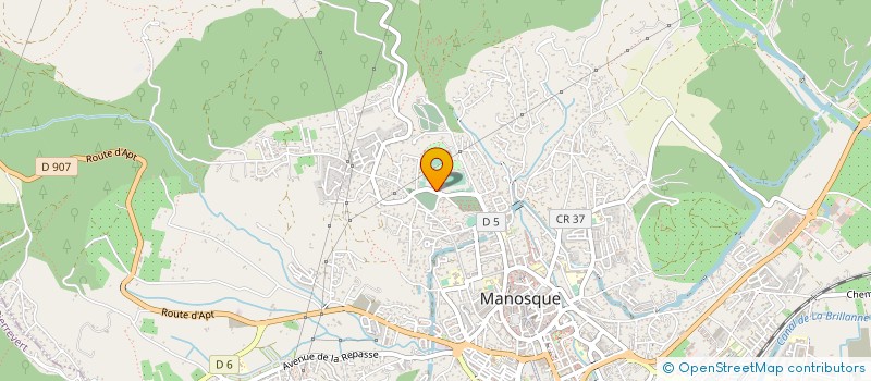 localisation de l'entreprise ENTENTE PROVENCALE DE MANOSQUE RUGBY à MANOSQUE