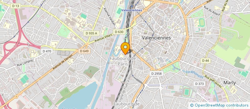 localisation de l'entreprise ENTENTE RAISMES HORNAING SAUVETAGE SECOURISME  VALENCIENNES